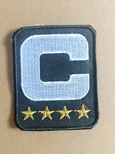 Black 4-star C Patch